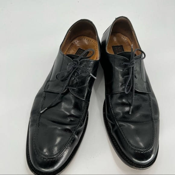 Mercanti Florentini black leather shoes size 9.5 - Picture 3 of 13